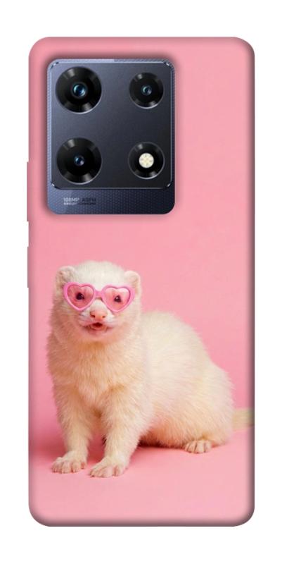 Чехол itsPrint Белый хорёк для Infinix Note 30 Pro, животные, купить оптом с доставкой