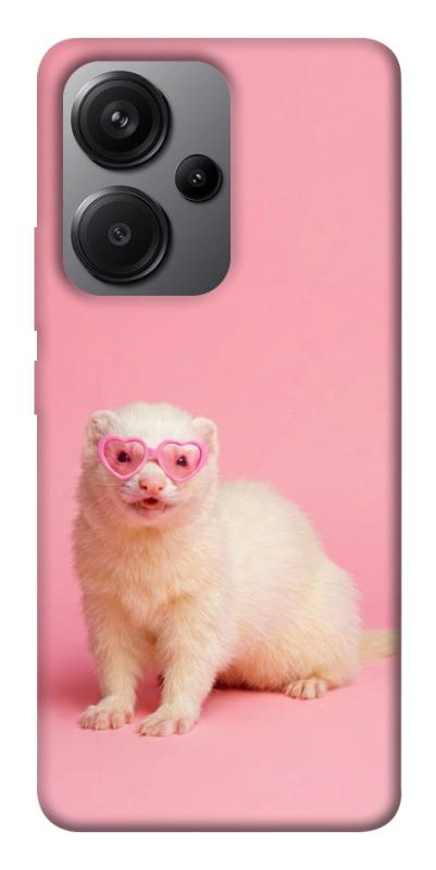 Чехол itsPrint Белый хорёк для Xiaomi Redmi Note 13 Pro+, животные, купить оптом с доставкой