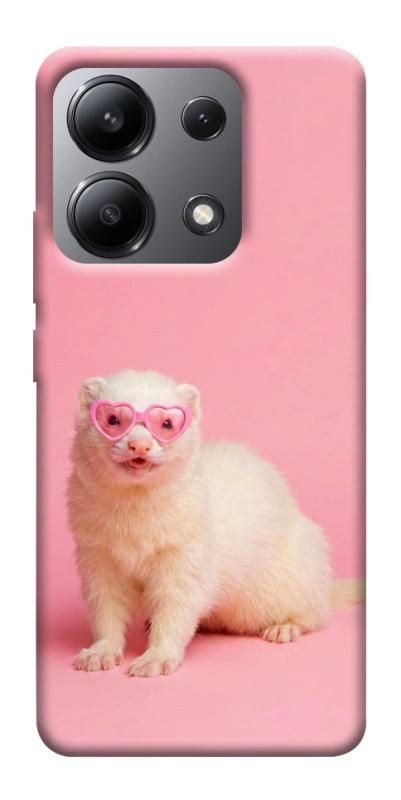 Чехол itsPrint Белый хорёк для Xiaomi Redmi Note 13 4G, животные, купить оптом с доставкой