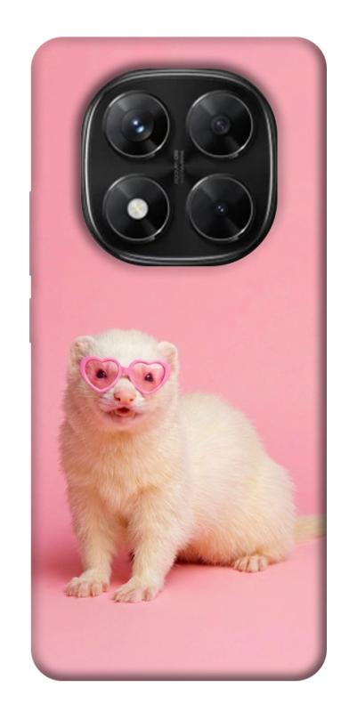 Чехол itsPrint Белый хорёк для Xiaomi Redmi Note 14 Pro 5G, животные, купить оптом с доставкой