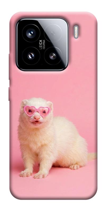 Чехол itsPrint Белый хорёк для Xiaomi 15, животные, купить оптом с доставкой
