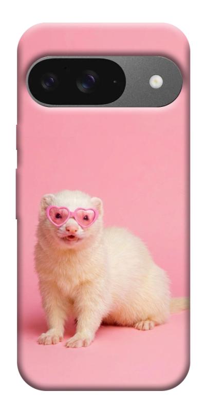 Чехол itsPrint Белый хорёк для Google Pixel 10, животные, купить оптом с доставкой