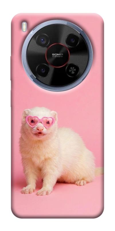 Чехол itsPrint Белый хорёк для ZTE Nubia V70 Max, животные, купить оптом с доставкой