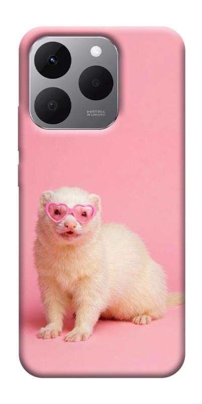 Чехол itsPrint Белый хорёк для Realme 15T, животные, купить оптом с доставкой