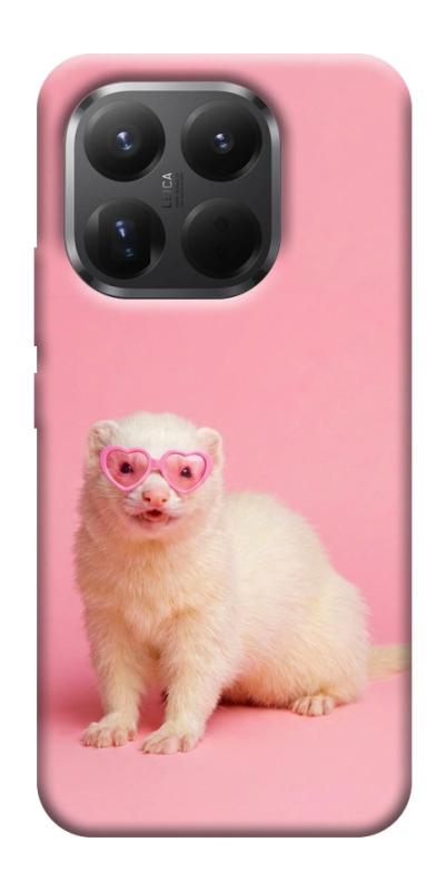 Чехол itsPrint Белый хорёк для Xiaomi 15T Pro, животные, купить оптом с доставкой