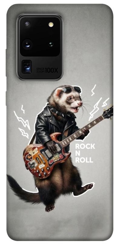 Чехол itsPrint Рок хорёк для Samsung Galaxy S20 Ultra, животные, купить оптом с доставкой