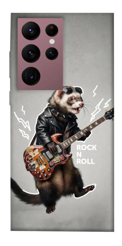 Чехол itsPrint Рок хорёк для Samsung Galaxy S22 Ultra, животные, купить оптом с доставкой