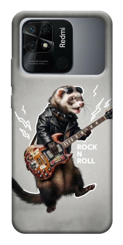 Чехол itsPrint Рок хорёк для Xiaomi Redmi 10C, животные, купить оптом с доставкой