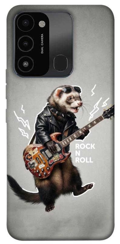 Чехол itsPrint Рок хорёк для TECNO Spark 8C, животные, купить оптом с доставкой
