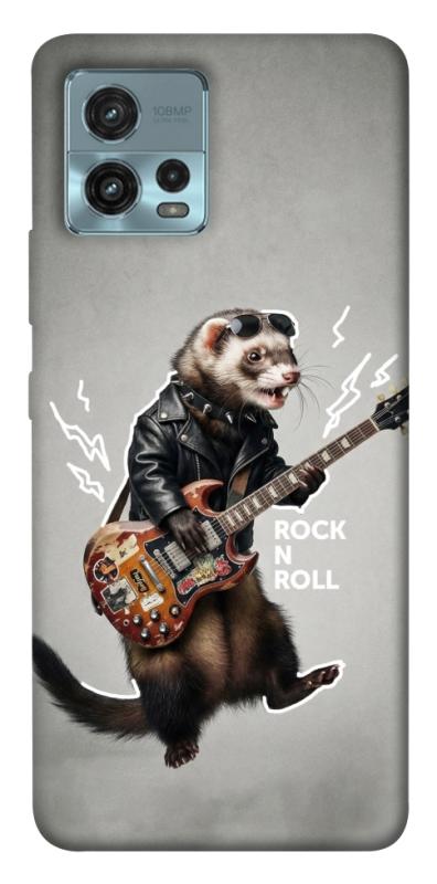 Чехол itsPrint Рок хорёк для Motorola Moto G72, животные, купить оптом с доставкой