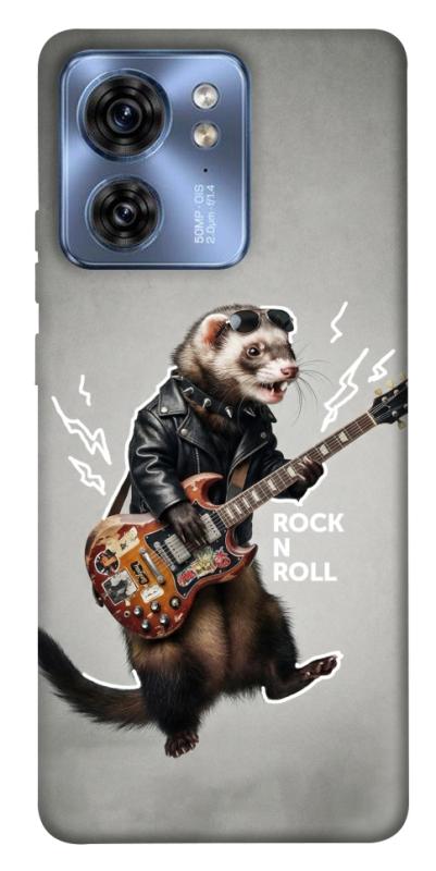 Чехол itsPrint Рок хорёк для Motorola Edge 40, животные, купить оптом с доставкой
