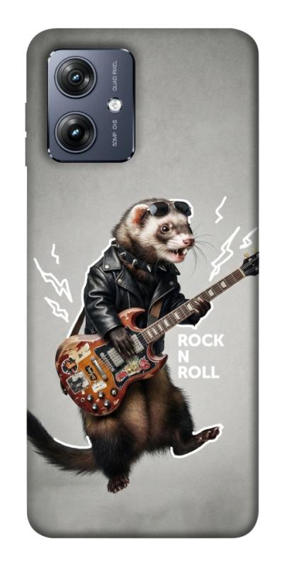Чехол itsPrint Рок хорёк для Motorola Moto G54, животные, купить оптом с доставкой
