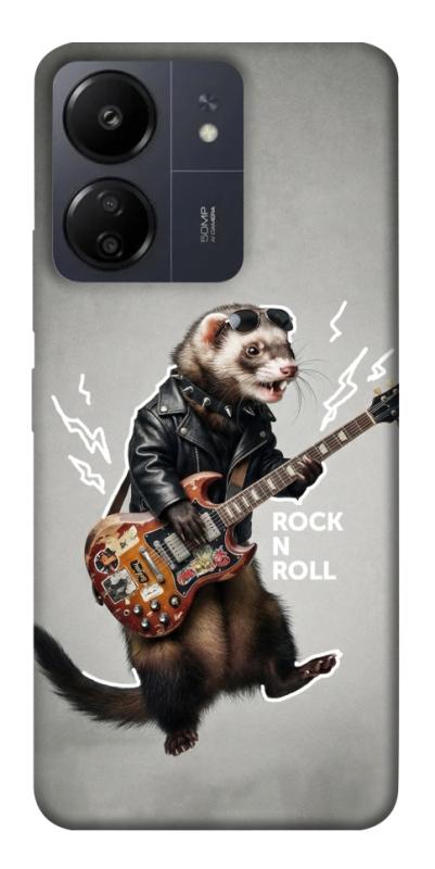Чехол itsPrint Рок хорёк для Xiaomi Redmi 13C, животные, купить оптом с доставкой