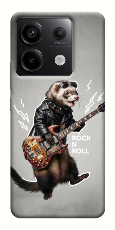 Чехол itsPrint Рок хорёк для Xiaomi Redmi Note 13 Pro 4G, животные, купить оптом с доставкой