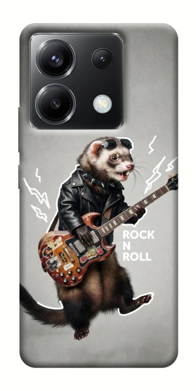 Чехол itsPrint Рок хорёк для Xiaomi Poco X6, животные, купить оптом с доставкой