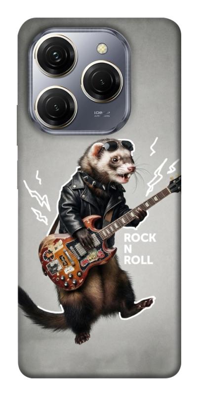 Чехол itsPrint Рок хорёк для TECNO Spark 20 Pro, животные, купить оптом с доставкой