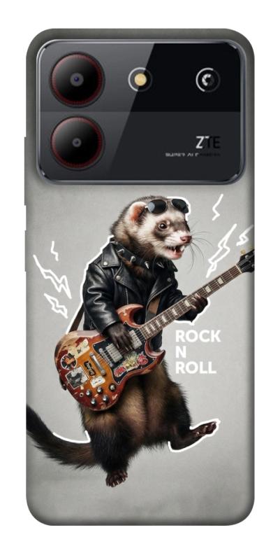 Чехол itsPrint Рок хорёк для ZTE Blade A54 4G, животные, купить оптом с доставкой