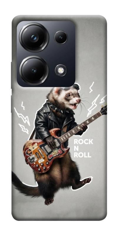 Чехол itsPrint Рок хорёк для Xiaomi Redmi 13 4G / Poco M6 4G, животные, купить оптом с доставкой