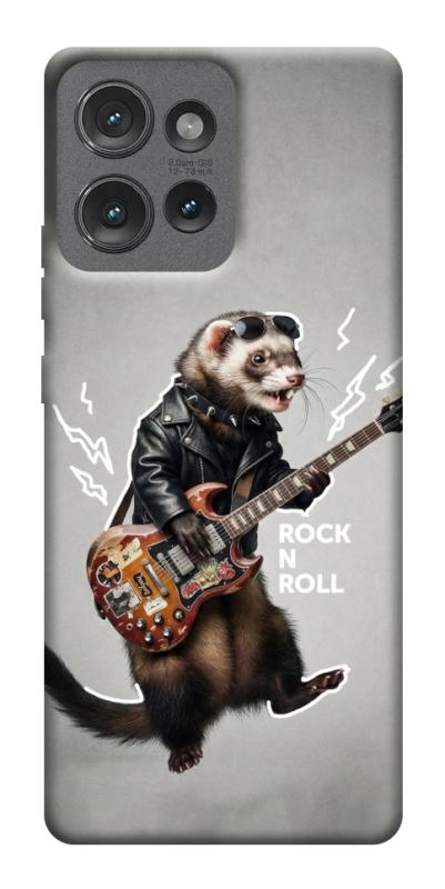 Чехол itsPrint Рок хорёк для Motorola Edge 50, животные, купить оптом с доставкой