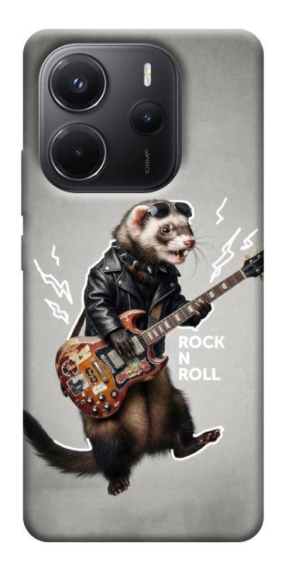 Чехол itsPrint Рок хорёк для Xiaomi Redmi Note 14 4G (Int. version), животные, купить оптом с доставкой