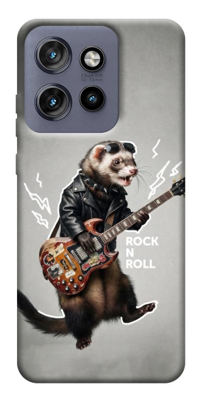 Чехол itsPrint Рок хорёк для Motorola Edge 50 Neo, животные, купить оптом с доставкой