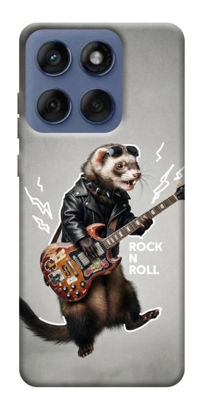 Чехол itsPrint Рок хорёк для Motorola Edge 60 Fusion, животные, купить оптом с доставкой