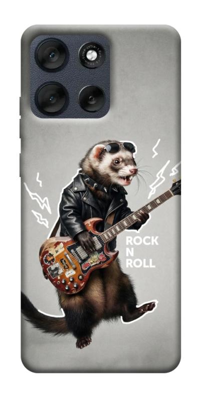 Чехол itsPrint Рок хорёк для Motorola Moto G56 5G, животные, купить оптом с доставкой