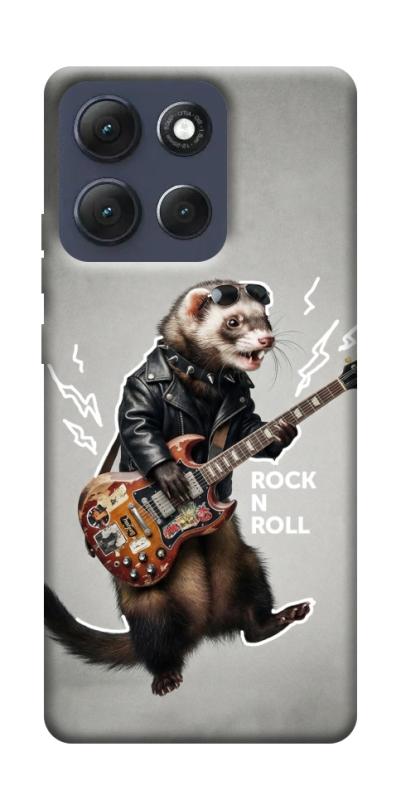 Чехол itsPrint Рок хорёк для Motorola Moto G86 Power, животные, купить оптом с доставкой