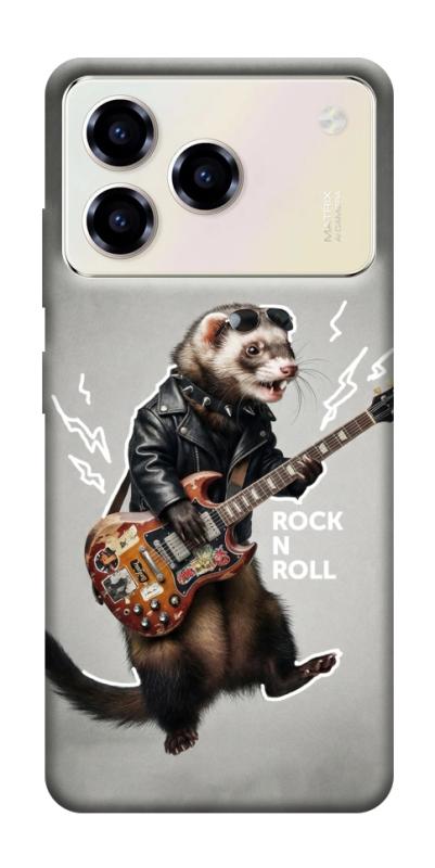 Чехол itsPrint Рок хорёк для ZTE Blade A76, животные, купить оптом с доставкой