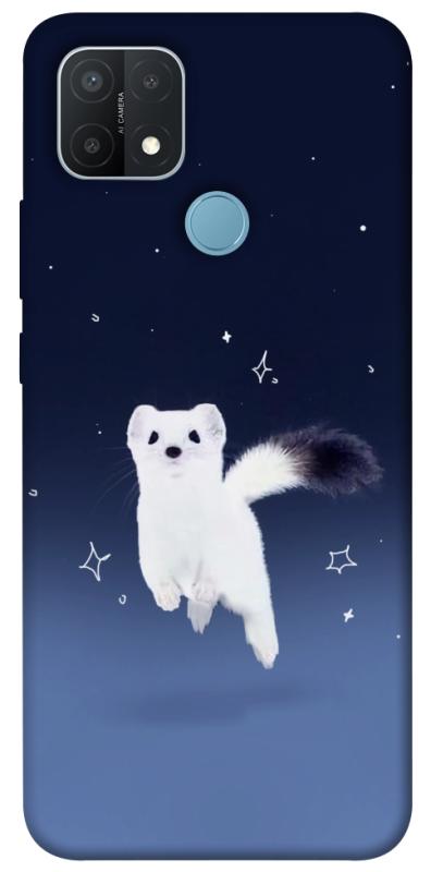 Чехол itsPrint Хорёк в снегу для Oppo A15s / A15, животные, купить оптом с доставкой