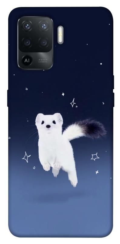 Чехол itsPrint Хорёк в снегу для Oppo Reno 5 Lite, животные, купить оптом с доставкой