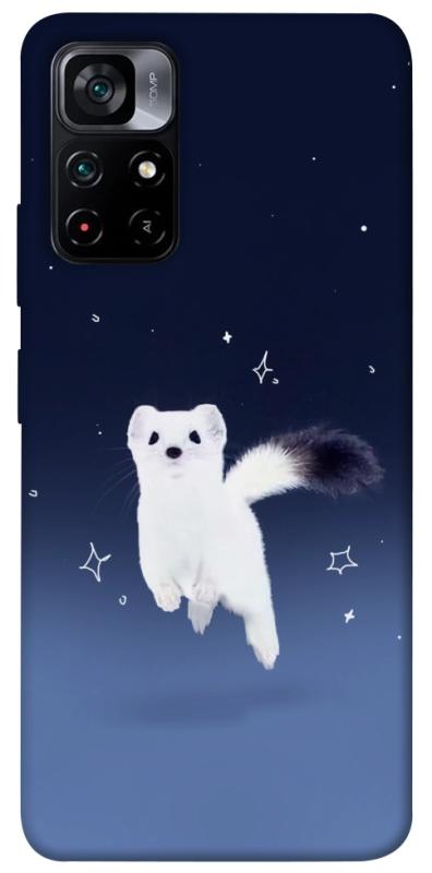 Чехол itsPrint Хорёк в снегу для Xiaomi Poco M4 Pro 5G, животные, купить оптом с доставкой