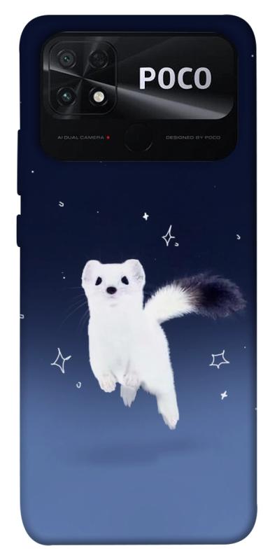 Чехол itsPrint Хорёк в снегу для Xiaomi Poco C40, животные, купить оптом с доставкой