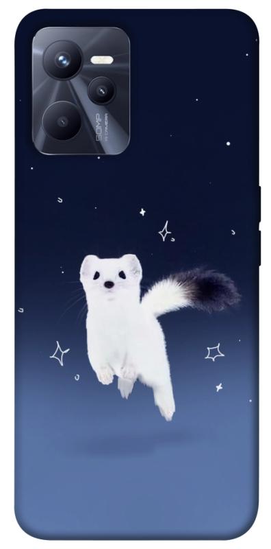 Чехол itsPrint Хорёк в снегу для Realme C35, животные, купить оптом с доставкой