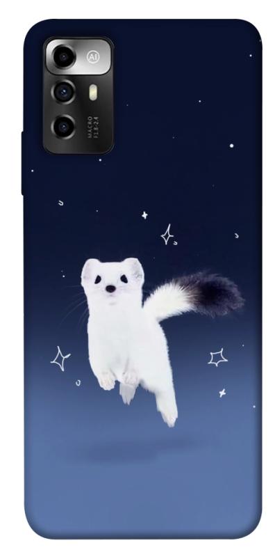 Чехол itsPrint Хорёк в снегу для ZTE Blade A72, животные, купить оптом с доставкой