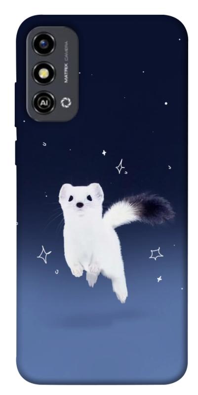 Чехол itsPrint Хорёк в снегу для ZTE Blade A53, животные, купить оптом с доставкой