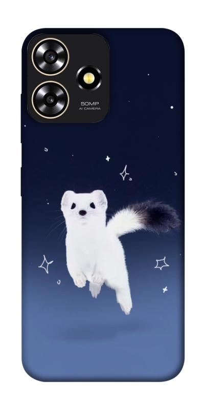 Чехол itsPrint Хорёк в снегу для ZTE Blade A73 4G, животные, купить оптом с доставкой