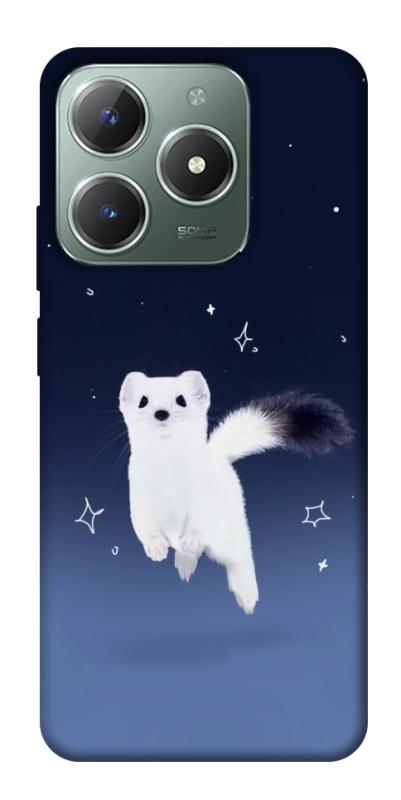 Чехол itsPrint Хорёк в снегу для Realme C61 4G, животные, купить оптом с доставкой
