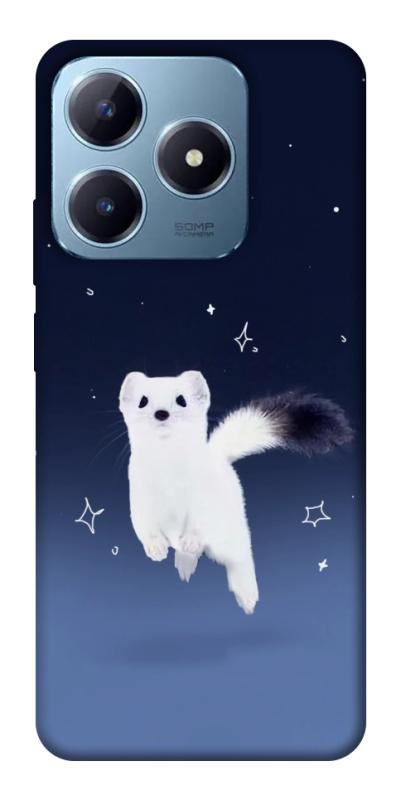 Чехол itsPrint Хорёк в снегу для Realme C63 4G, животные, купить оптом с доставкой