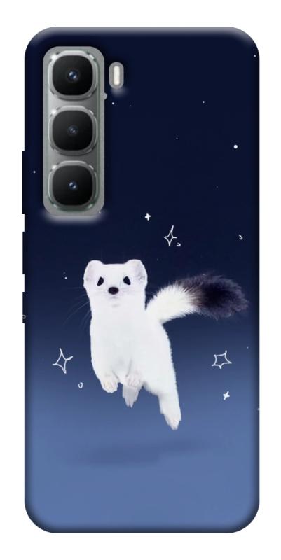Чехол itsPrint Хорёк в снегу для Infinix Hot 60 Pro, животные, купить оптом с доставкой