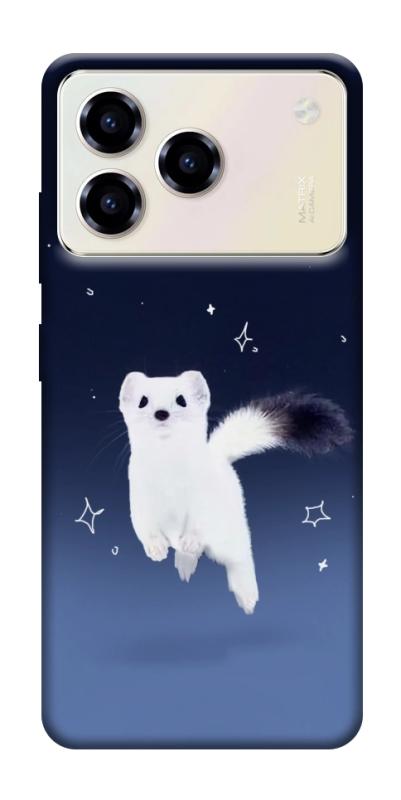 Чехол itsPrint Хорёк в снегу для ZTE Blade A76, животные, купить оптом с доставкой