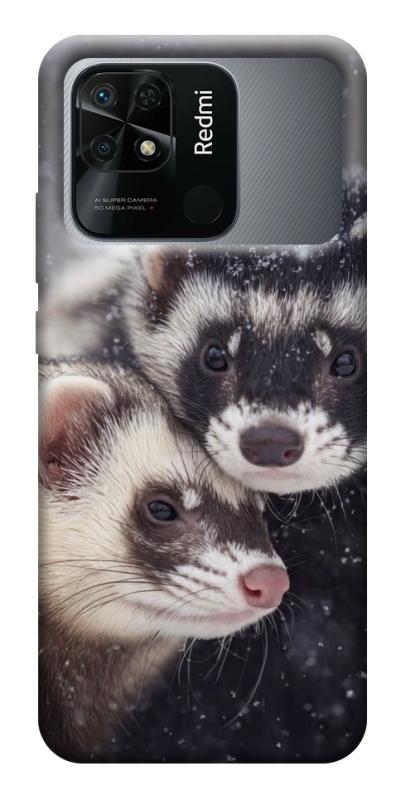 Чехол itsPrint Хорьки для Xiaomi Redmi 10C, животные, купить оптом с доставкой