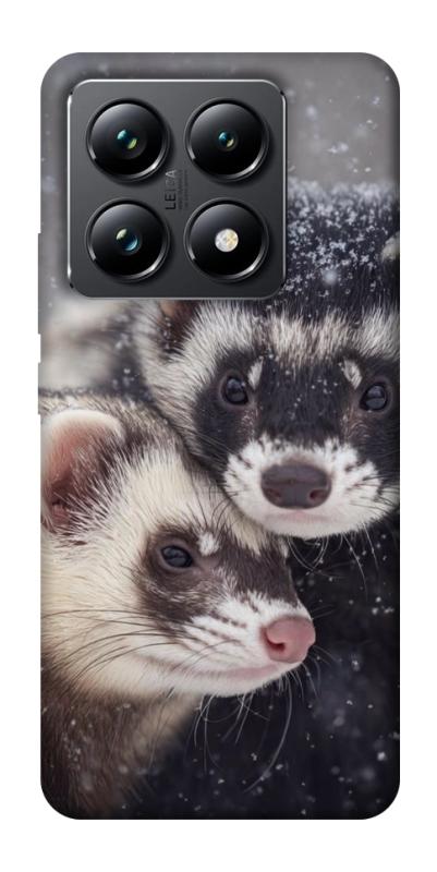 Чехол itsPrint Хорьки для Xiaomi 14T Pro, животные, купить оптом с доставкой