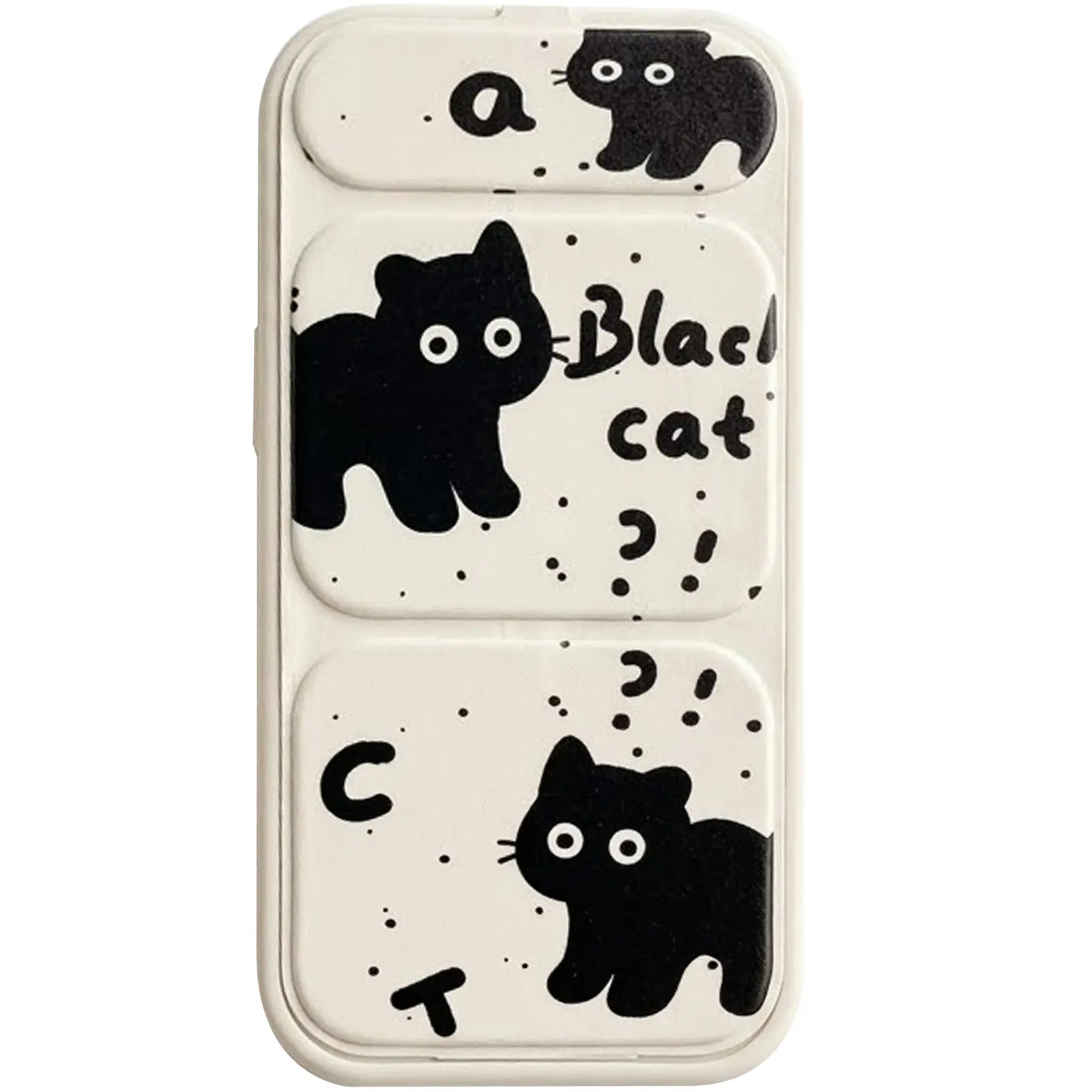 Чехол TPU Panel Stand для Apple iPhone 15 Pro (6.1"), Black Cat, TPU, купить оптом с доставкой