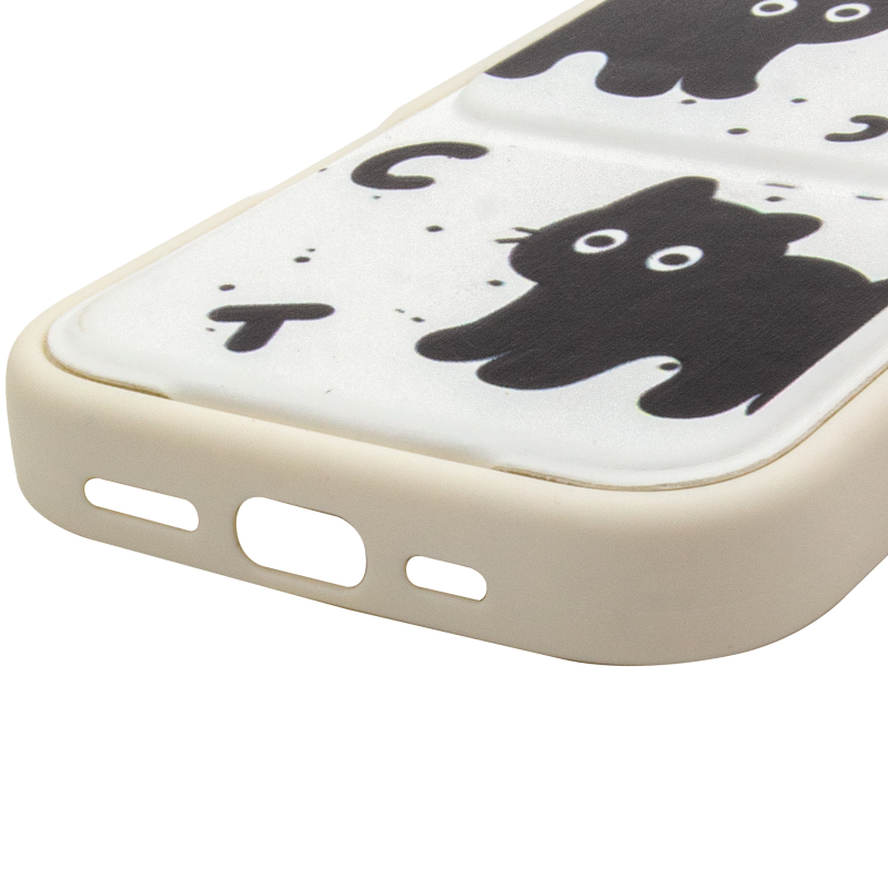 Чохол TPU Panel Stand для Apple iPhone 15 Pro (6.1"), Black Cat 6, TPU, купити оптом з доставкою