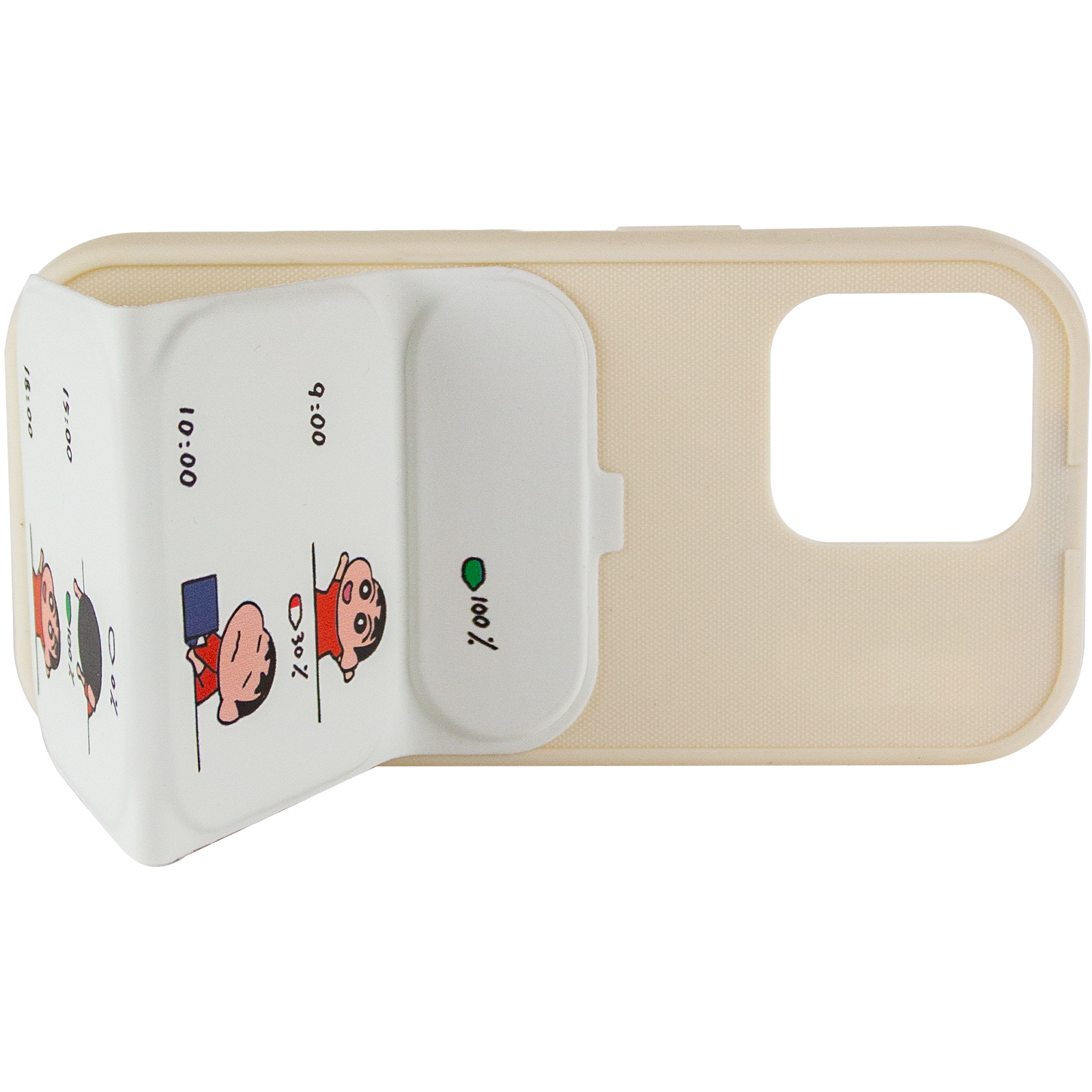 Чохол TPU Panel Stand для Apple iPhone 15 Pro Max (6.7"), Battery Mood 4, TPU, купити оптом з доставкою