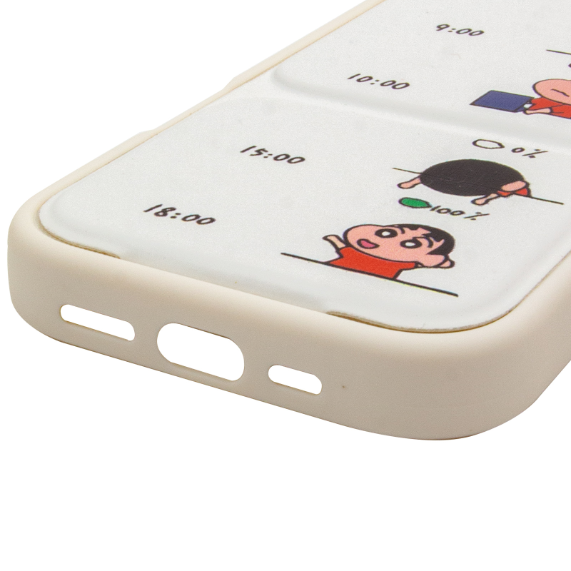 Чохол TPU Panel Stand для Apple iPhone 15 Pro Max (6.7"), Battery Mood 6, TPU, купити оптом з доставкою