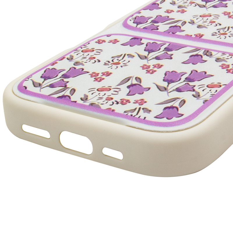 Чохол TPU Panel Stand для Apple iPhone 16 Pro (6.3"), Floral Breeze 6, TPU, купити оптом з доставкою