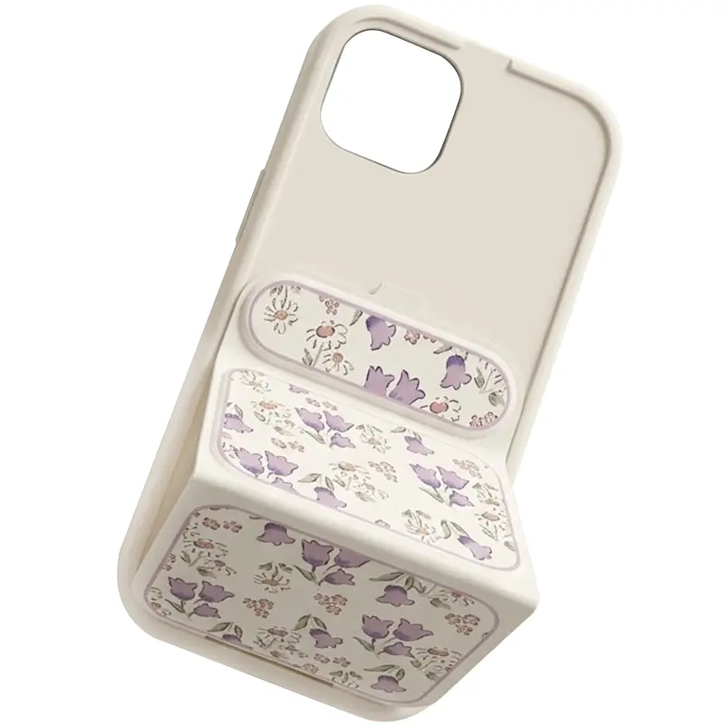 Чехол TPU Panel Stand для Apple iPhone 16 Pro Max (6.9"), Floral Breeze 2, TPU, купить оптом с доставкой