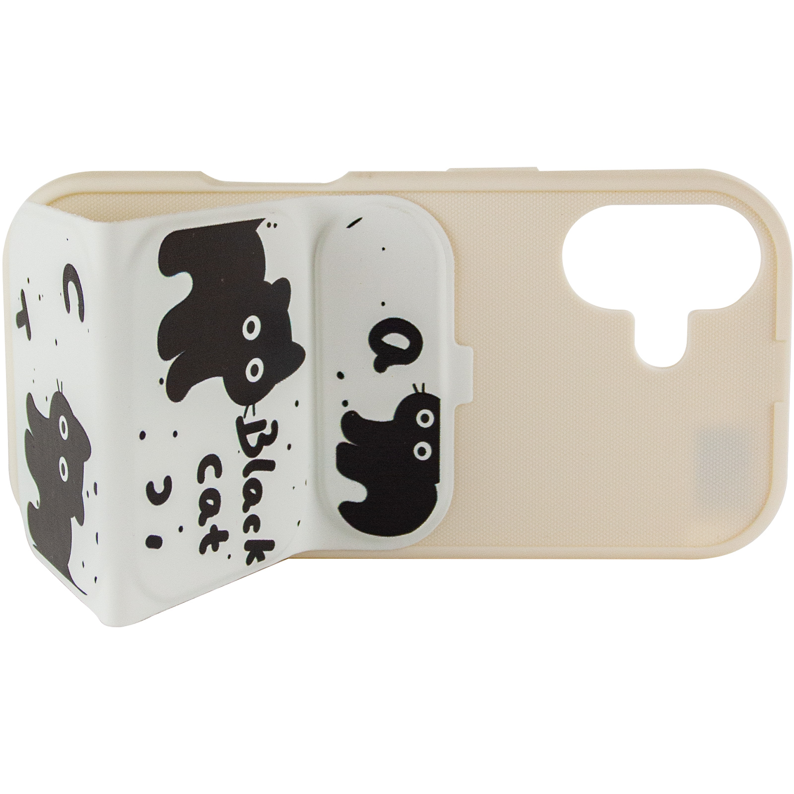 Чохол TPU Panel Stand для Apple iPhone 17 (6.3"), Black Cat 4, TPU, купити оптом з доставкою